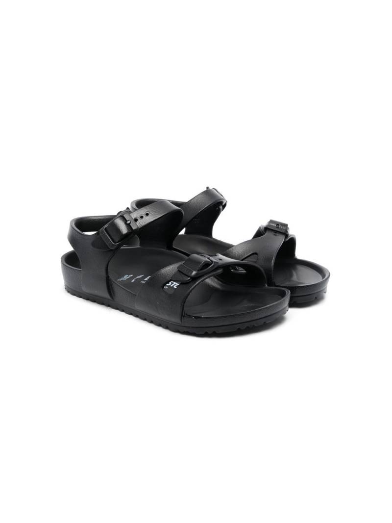 Birkenstock Kids Rio rubber sandals - Black von Birkenstock Kids