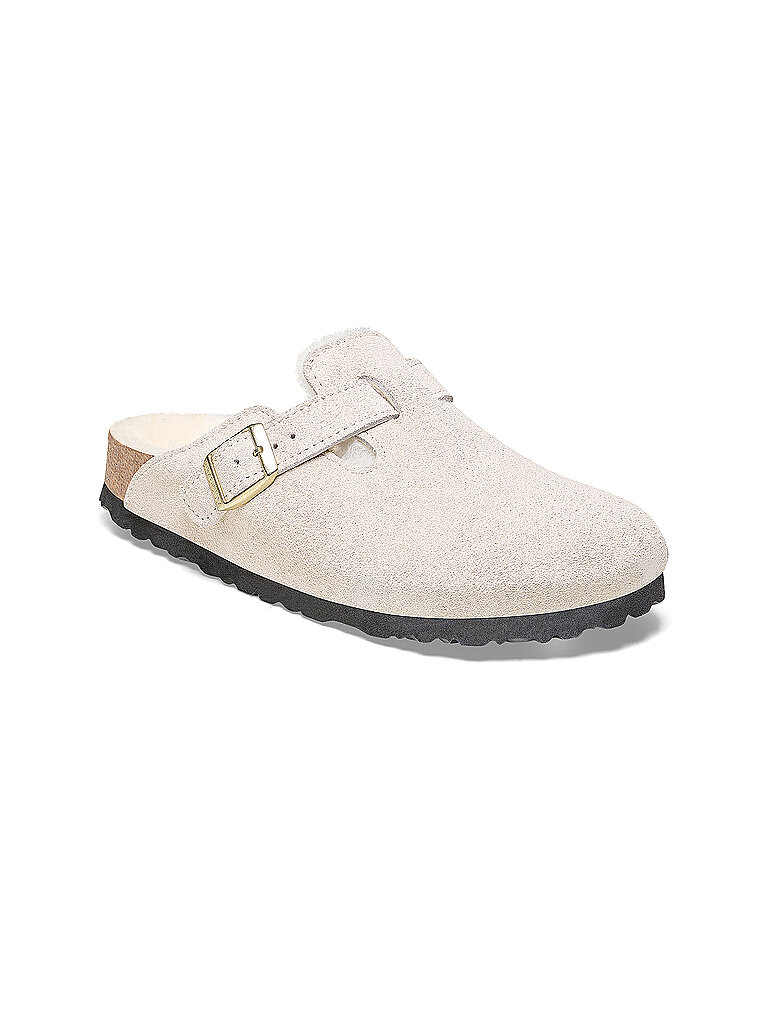 BIRKENSTOCK Clogs BOSTON SHEARLING creme | 36 von Birkenstock