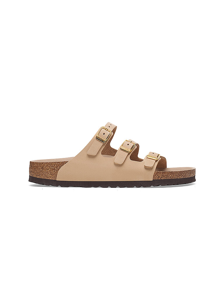 BIRKENSTOCK Pantoletten FLORIDA beige | 37 von Birkenstock