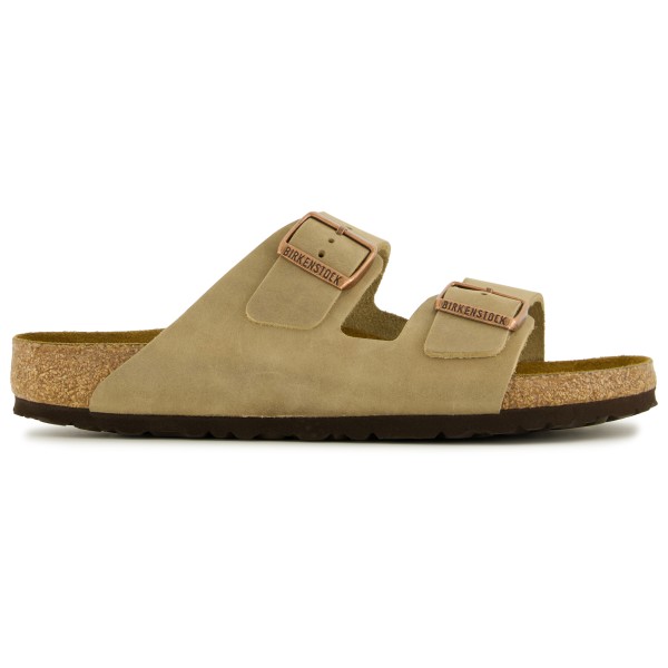 Birkenstock - Arizona FL WB - Sandalen Gr 45 - Regular beige/braun von Birkenstock