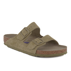 Birkenstock Arizona Herren Pantolette Grün von Birkenstock