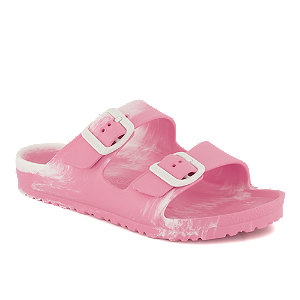 Birkenstock Arizona Mädchen Pantolette Rosa von Birkenstock