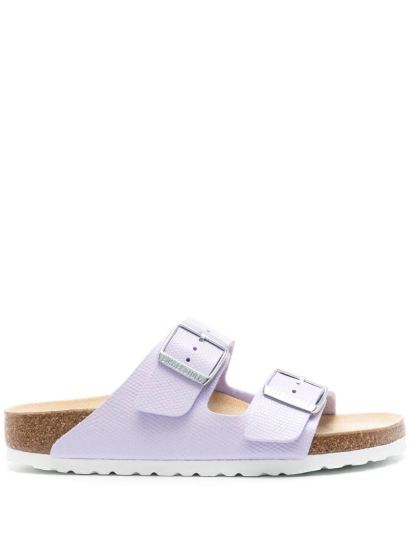 Birkenstock Arizona logo-buckle slides - Purple von Birkenstock