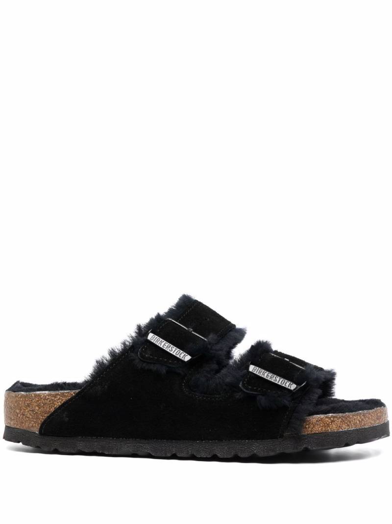 Birkenstock Arizona shearling sandals - Black von Birkenstock