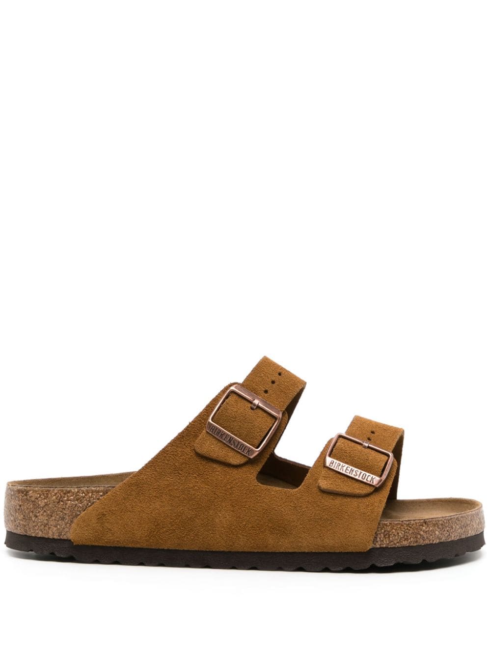 Birkenstock Arizona suede slides - Brown von Birkenstock