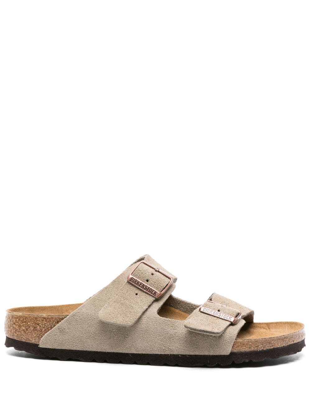 Birkenstock Arizona suede slides - Neutrals von Birkenstock