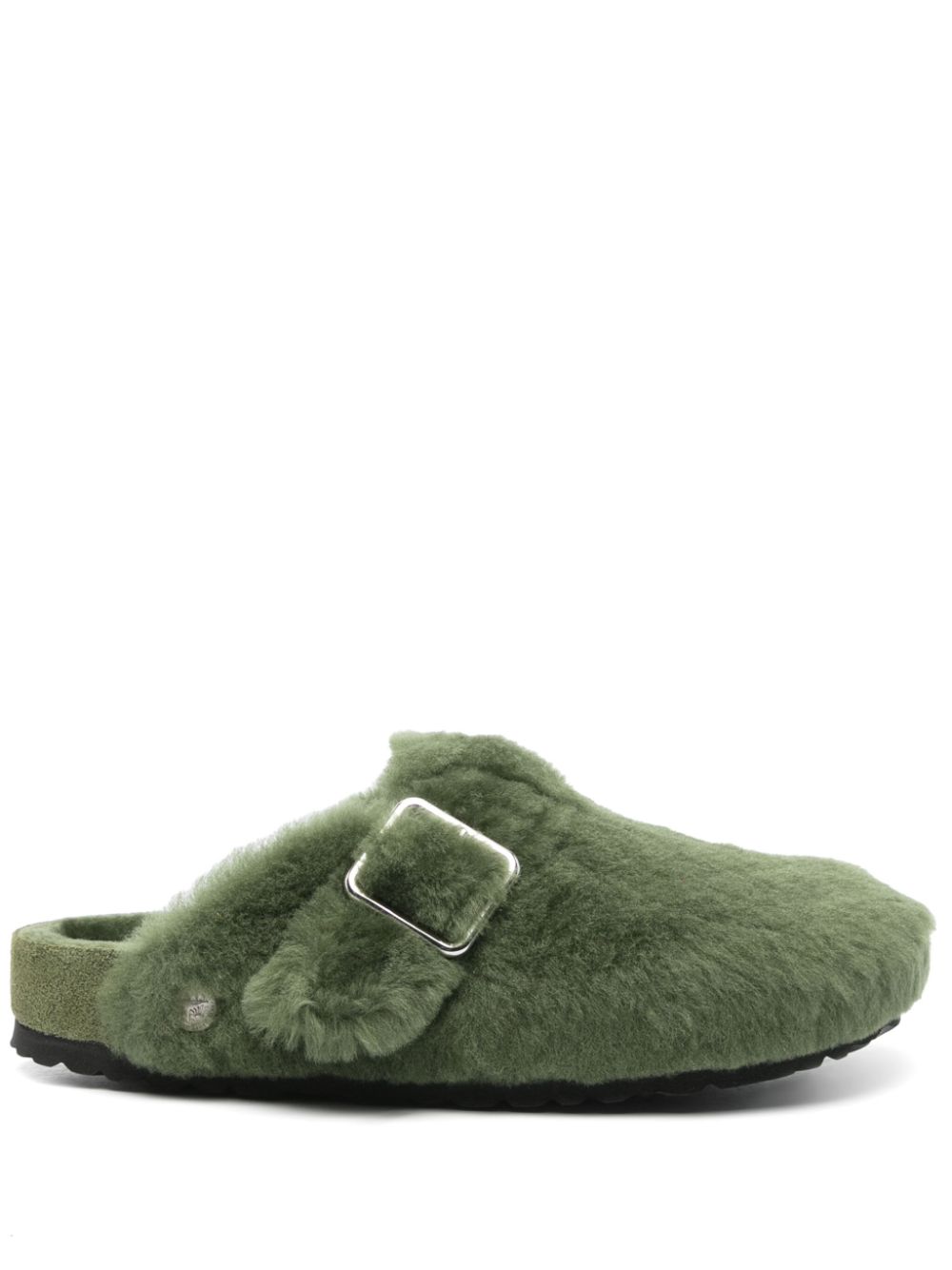 Birkenstock Boston 1774 shearling slippers - Green von Birkenstock