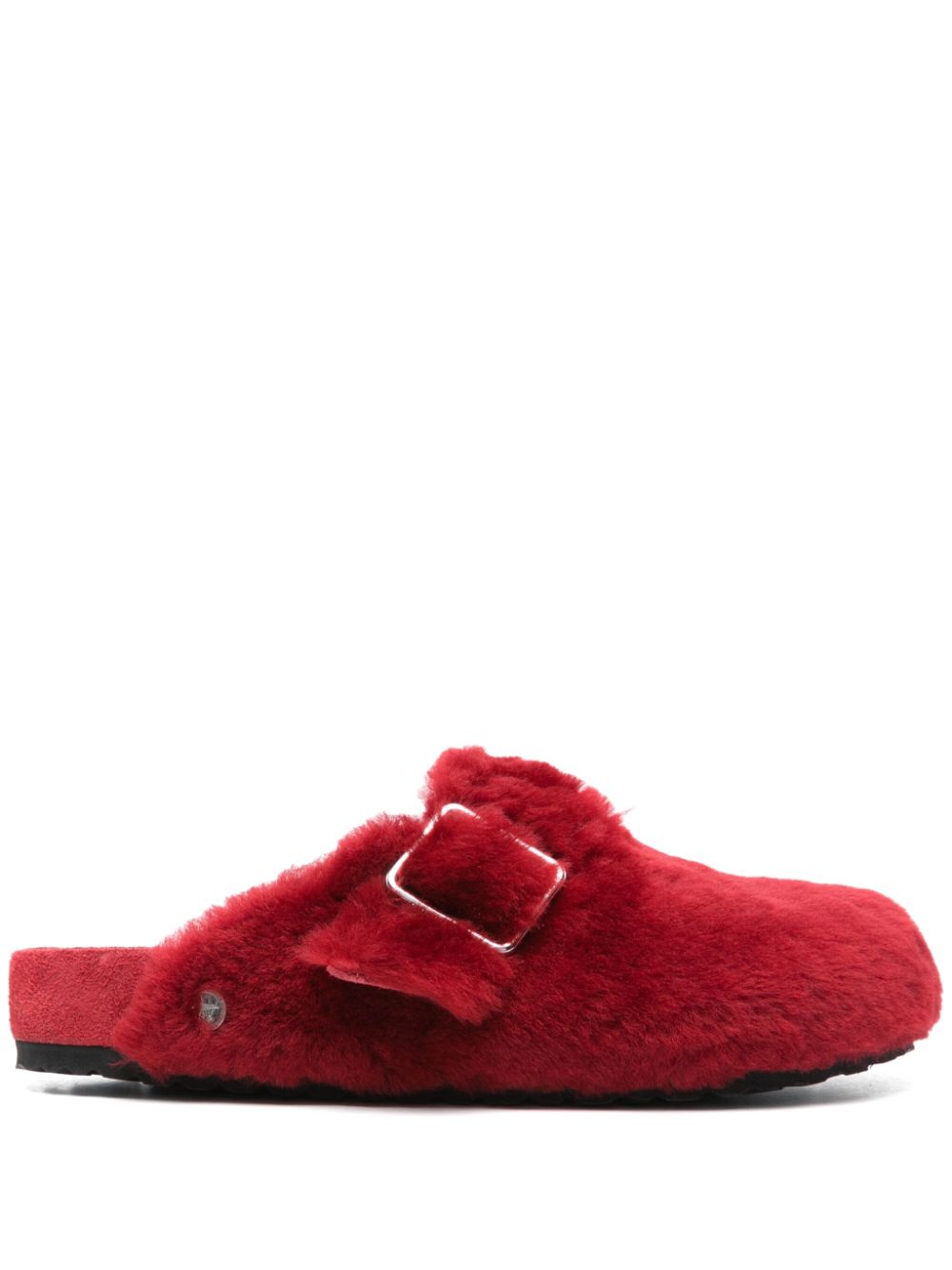 Birkenstock Boston 1774 shearling slippers - Red von Birkenstock