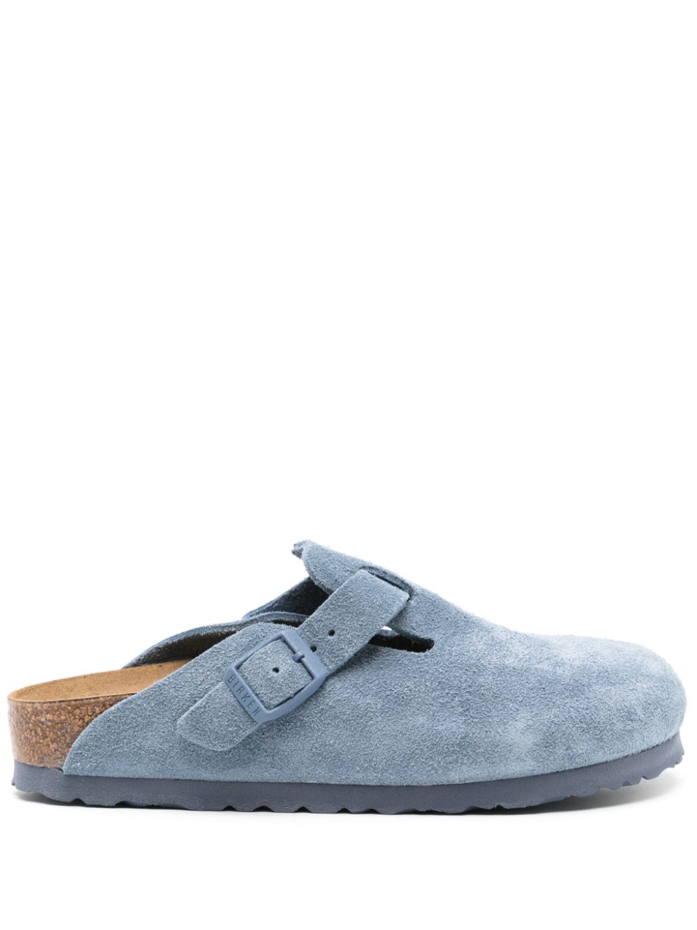 Birkenstock Boston BS suede mules - Blue von Birkenstock