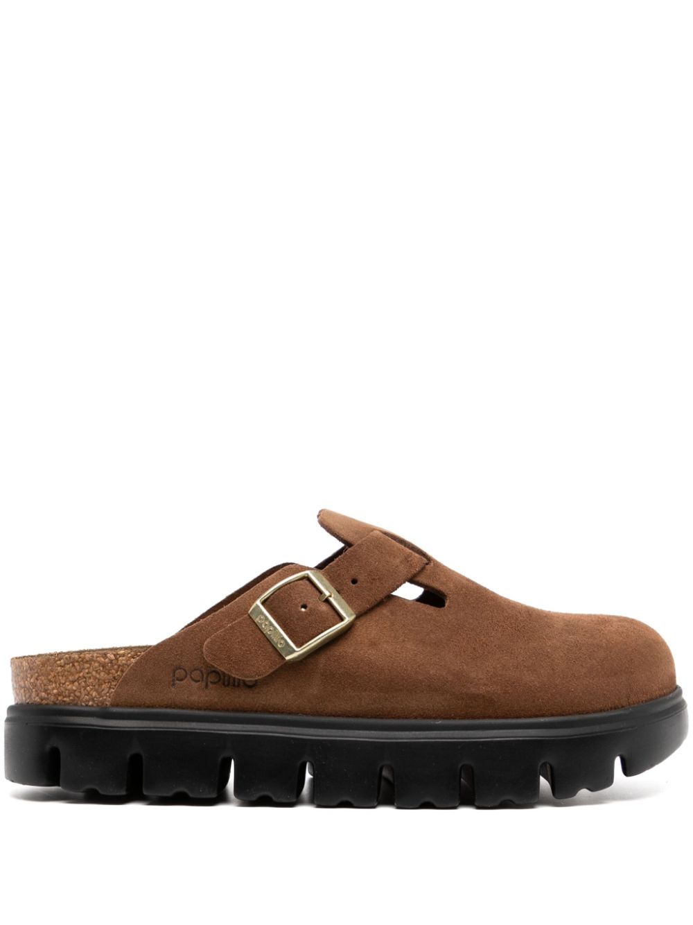 Birkenstock Boston Chunky slippers - Brown von Birkenstock