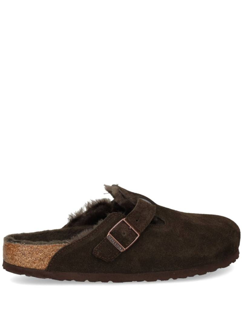 Birkenstock Boston Shearling mules - Brown von Birkenstock