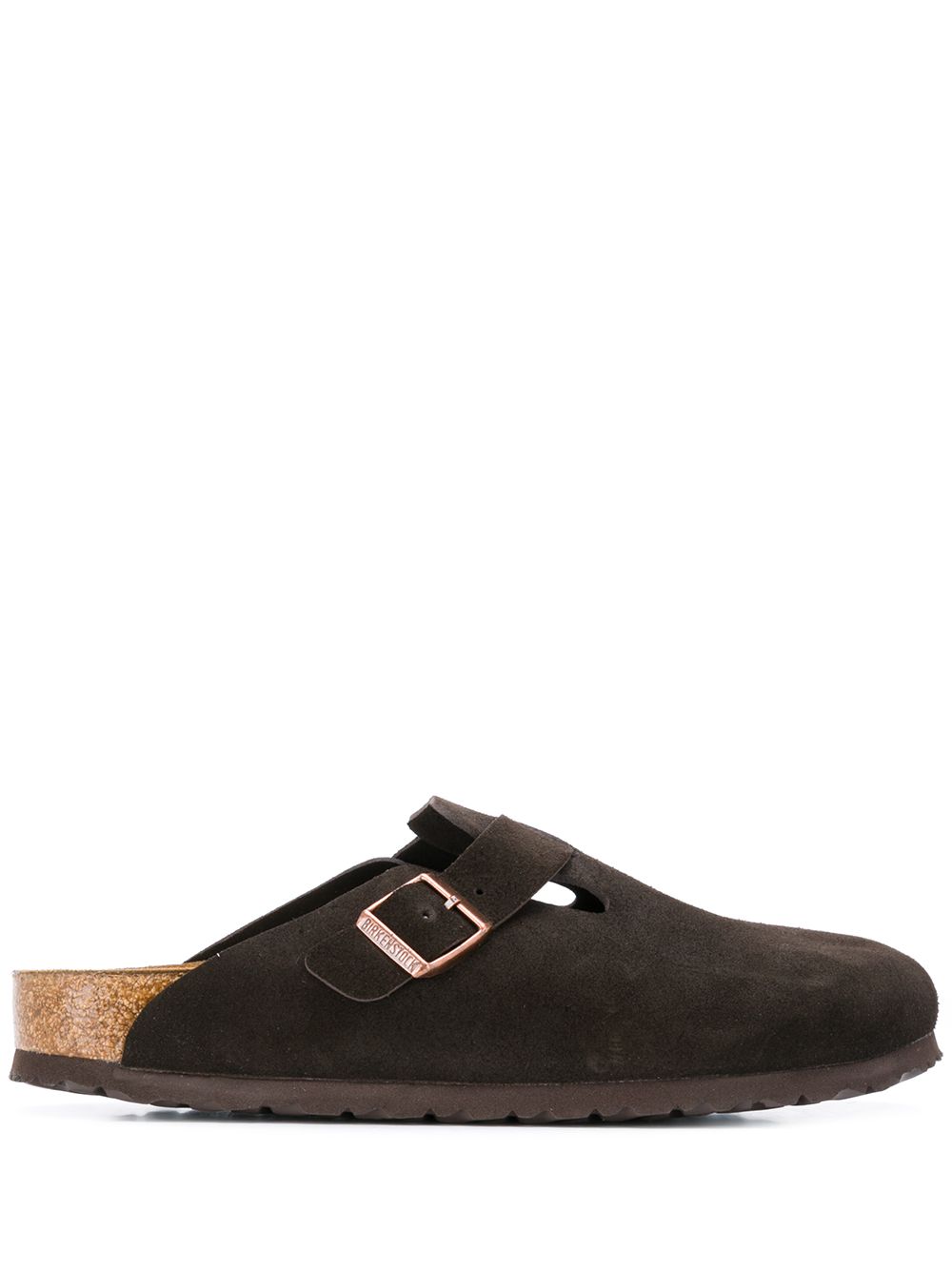 Birkenstock Boston suede clogs - Brown von Birkenstock