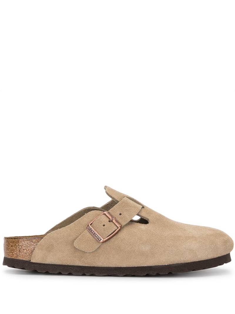 Birkenstock Boston suede clogs - Neutrals von Birkenstock