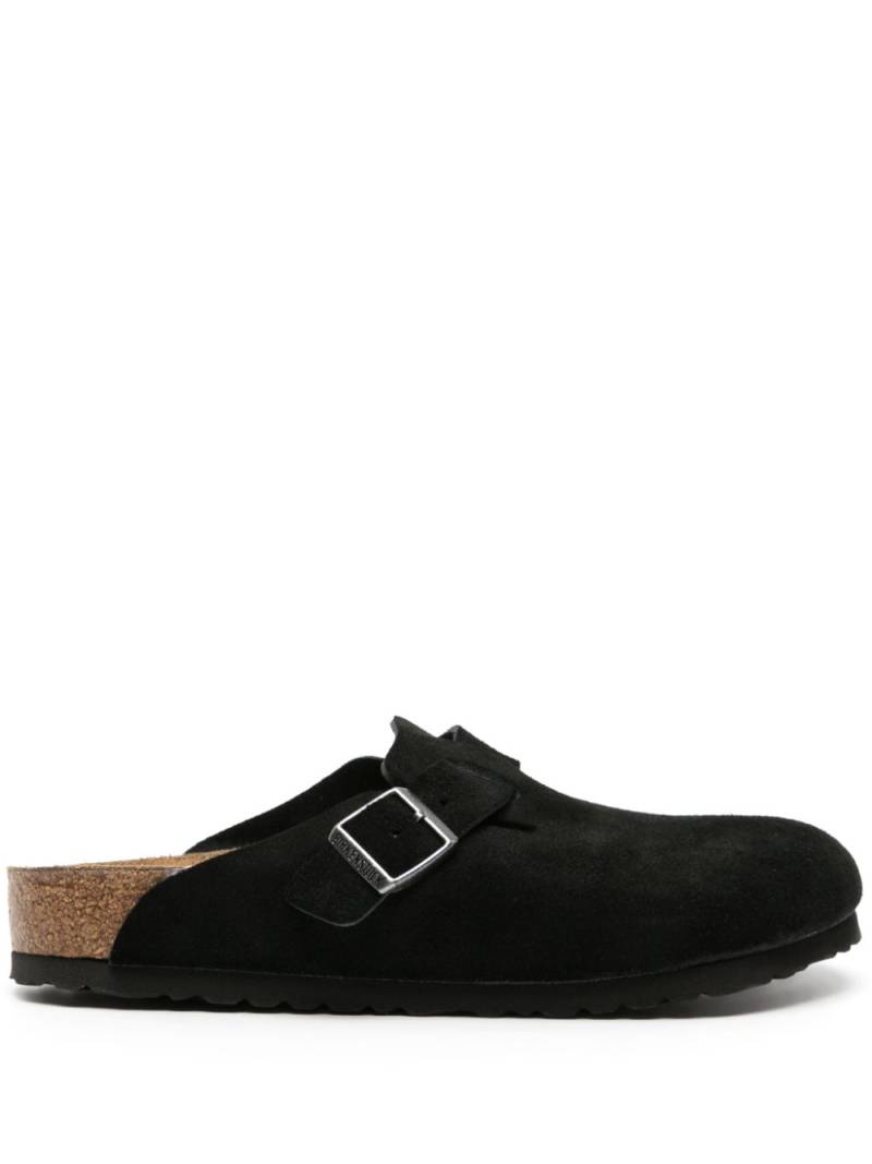 Birkenstock Boston suede slippers - Black von Birkenstock