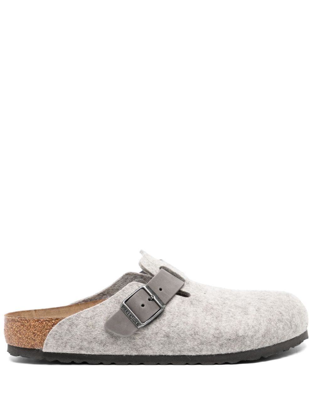 Birkenstock Boston suede slippers - Grey von Birkenstock