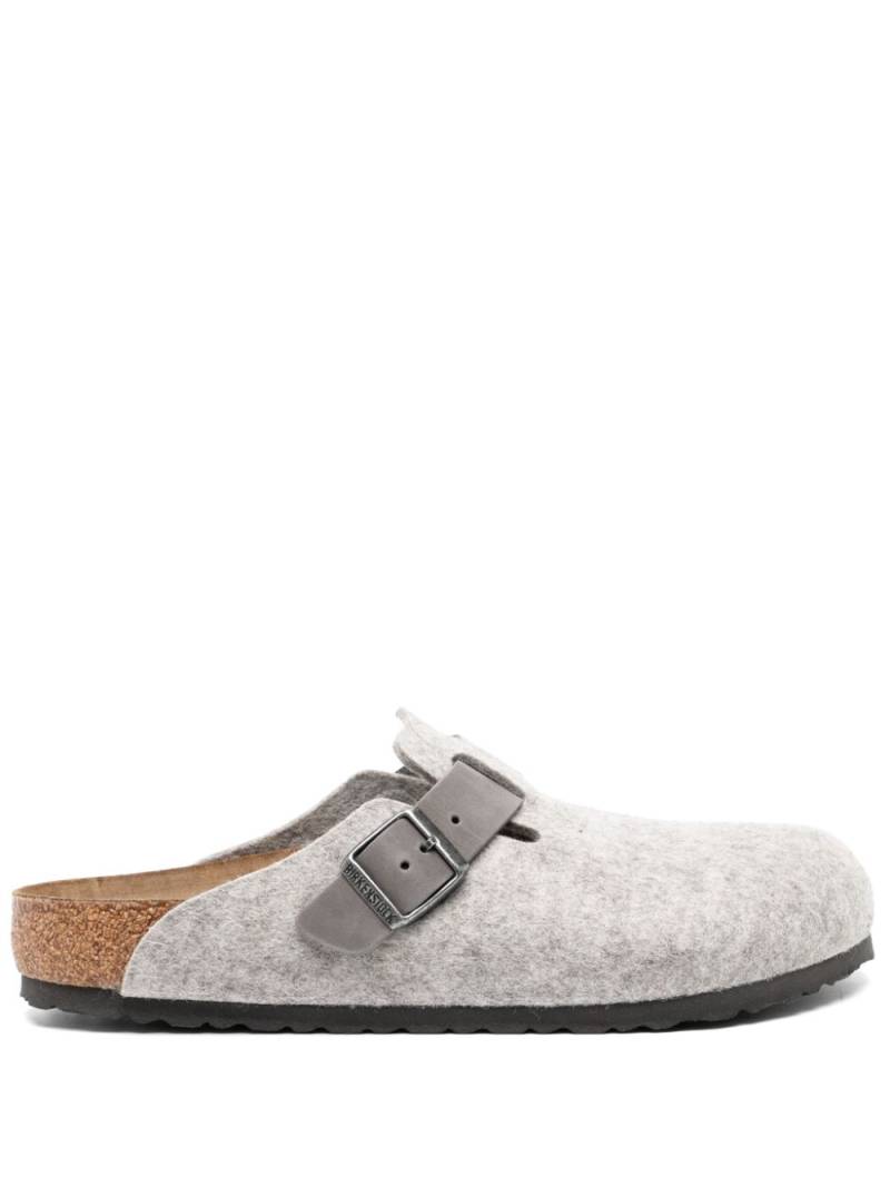 Birkenstock Boston suede slippers - Grey von Birkenstock