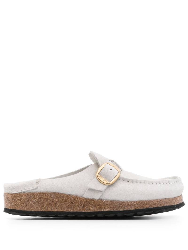 Birkenstock Buckley leather slides - White von Birkenstock