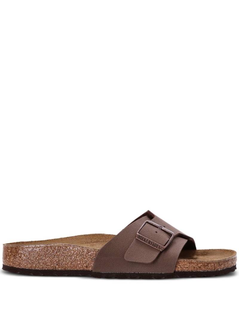 Birkenstock Catalina leather slides - Brown von Birkenstock