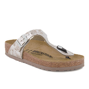 Birkenstock Gizeh Damen Zehentrenner Silber von Birkenstock