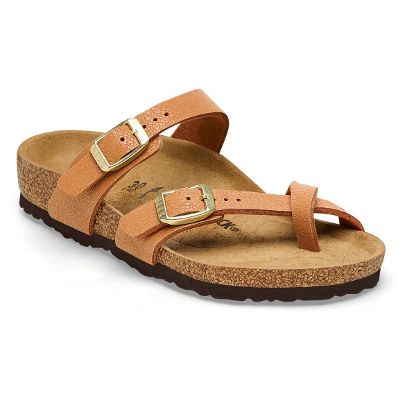 Birkenstock - Kid's Mayari BFBC Grained - Sandalen Gr 28 - Narrow;29 - Narrow;30 - Narrow;31 - Narrow braun/beige von Birkenstock