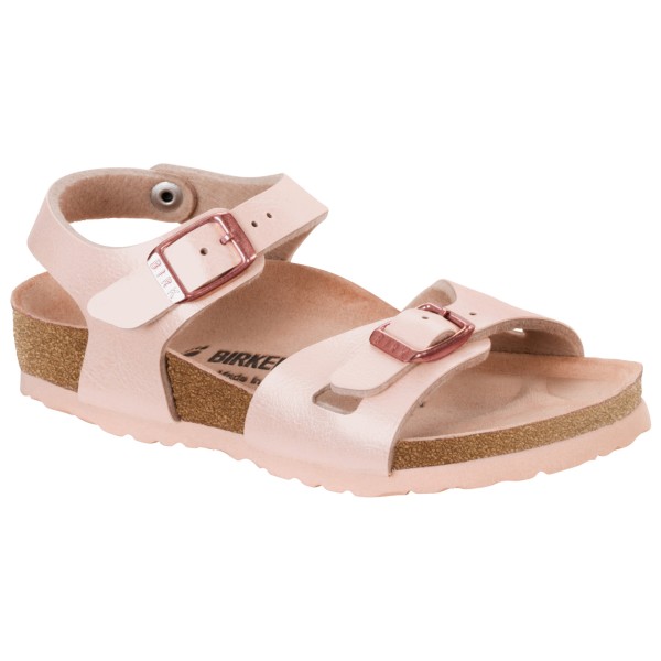 Birkenstock - Kid's Rio BF Graceful - Sandalen Gr 27 - Narrow;30 - Narrow;31 - Narrow;32 - Narrow;33 - Narrow;34 - Narrow;35 - Narrow;36 - Narrow beige;rosa/braun von Birkenstock