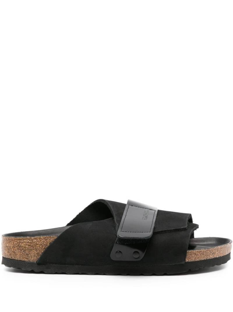 Birkenstock Kyoto suede flat sandals - Black von Birkenstock