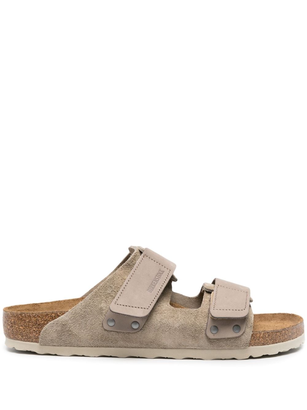 Birkenstock Kyoto touch-strap leather sandals - Neutrals von Birkenstock