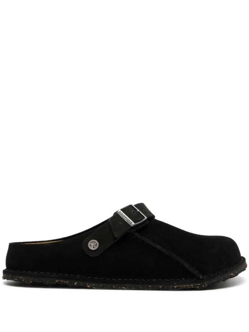 Birkenstock Lutry Premium suede slippers - Black von Birkenstock