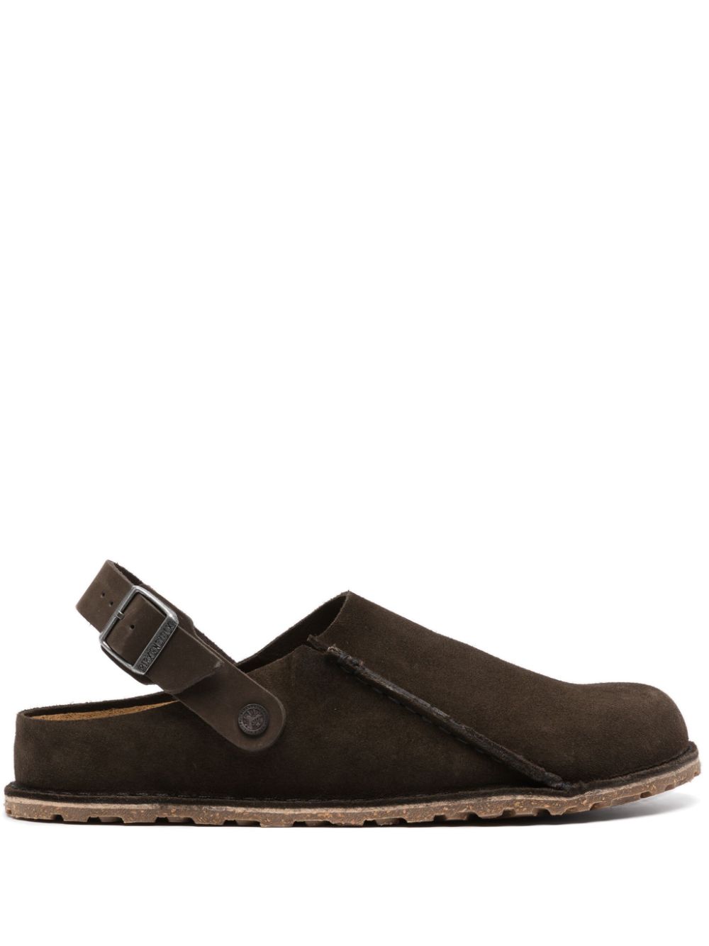 Birkenstock Lutry Premium suede slippers - Brown von Birkenstock