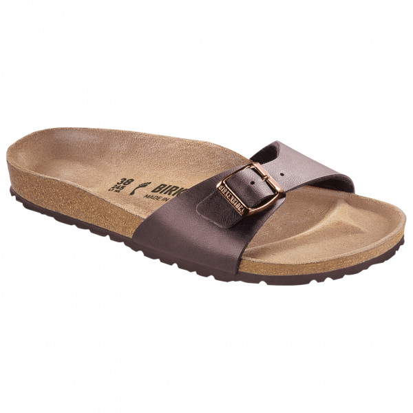 Birkenstock - Madrid BF - Sandalen Gr 42 - Narrow braun/beige von Birkenstock