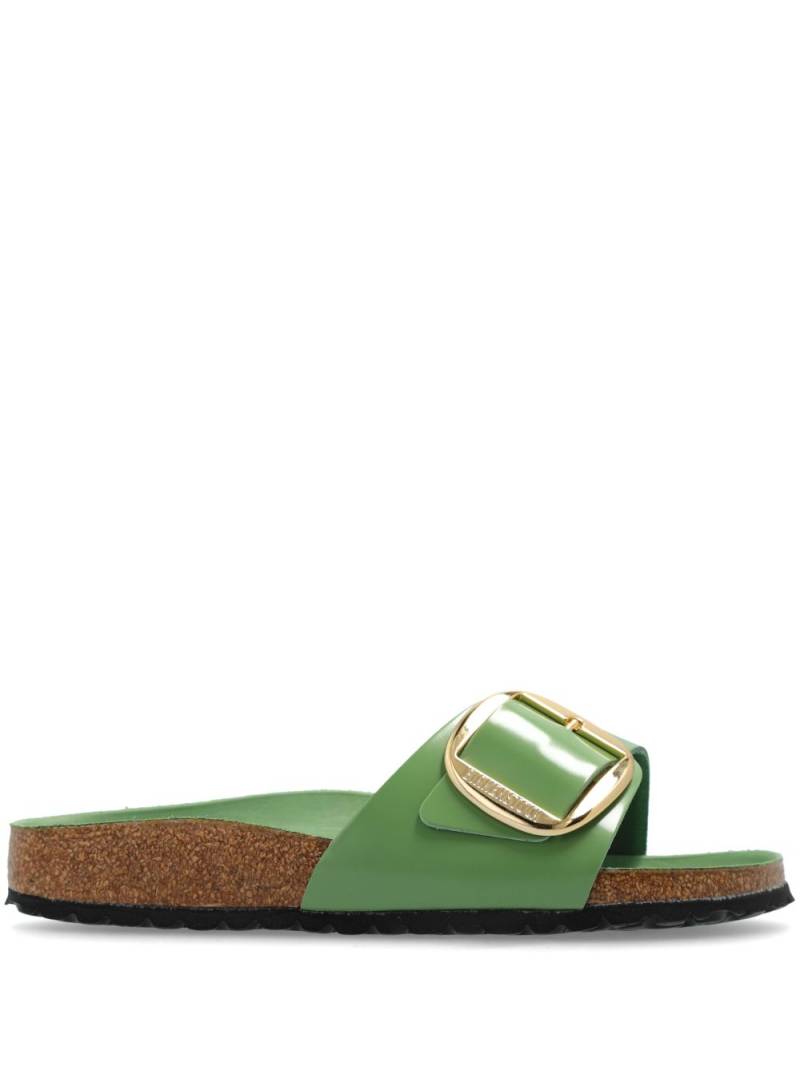 Birkenstock Madrid big-buckle patent-leather sandals - Green von Birkenstock