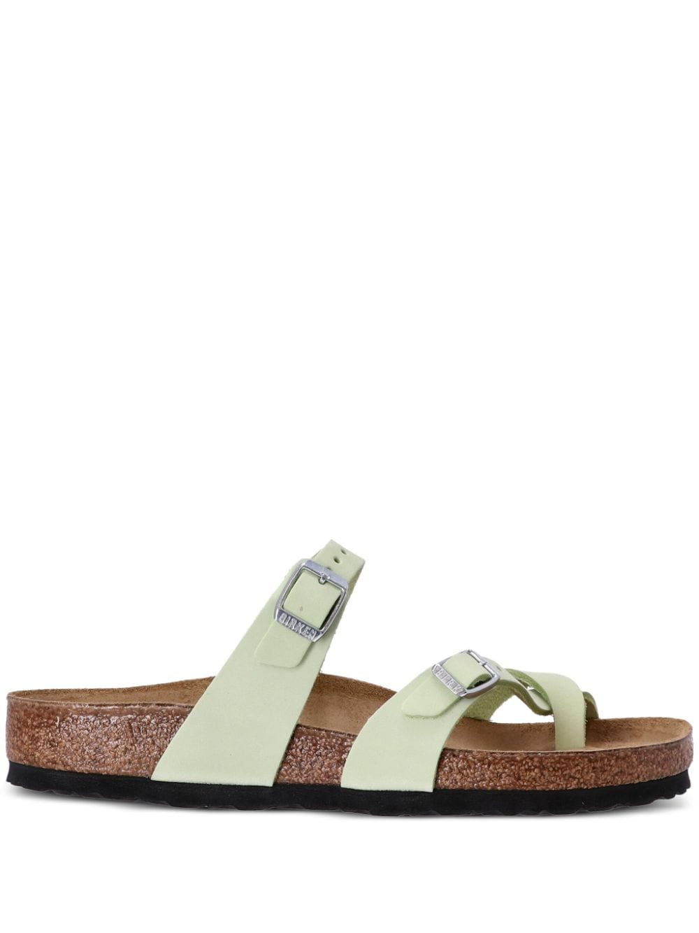 Birkenstock Mayari leather sandals - Green von Birkenstock