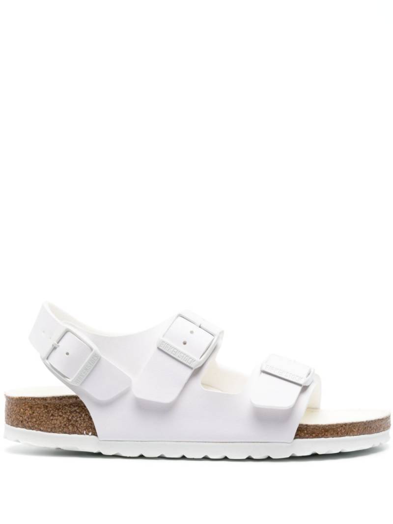 Birkenstock Milano BS leather sandals - White von Birkenstock