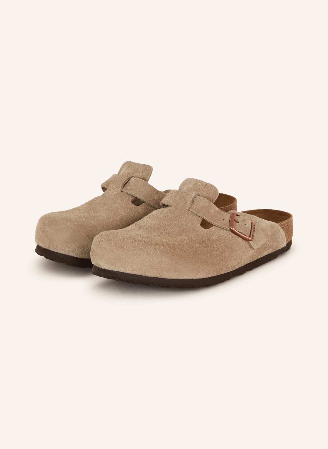 Birkenstock Mules Boston beige von Birkenstock