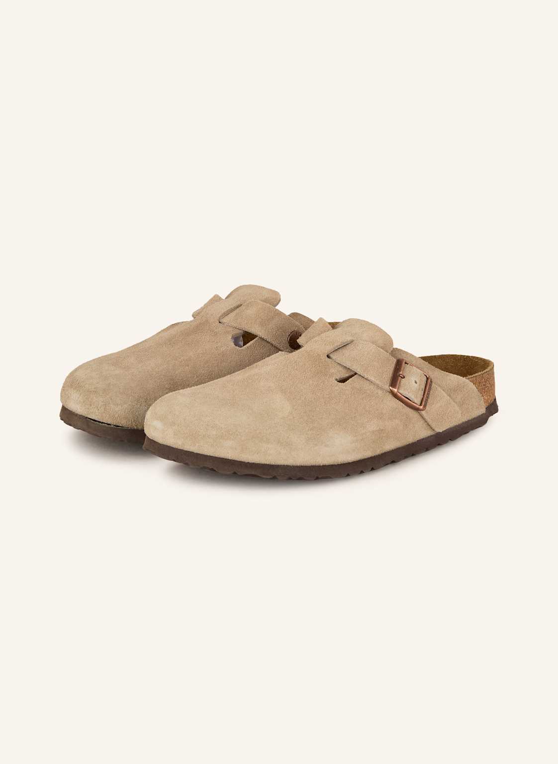 Birkenstock Mules Boston beige von Birkenstock