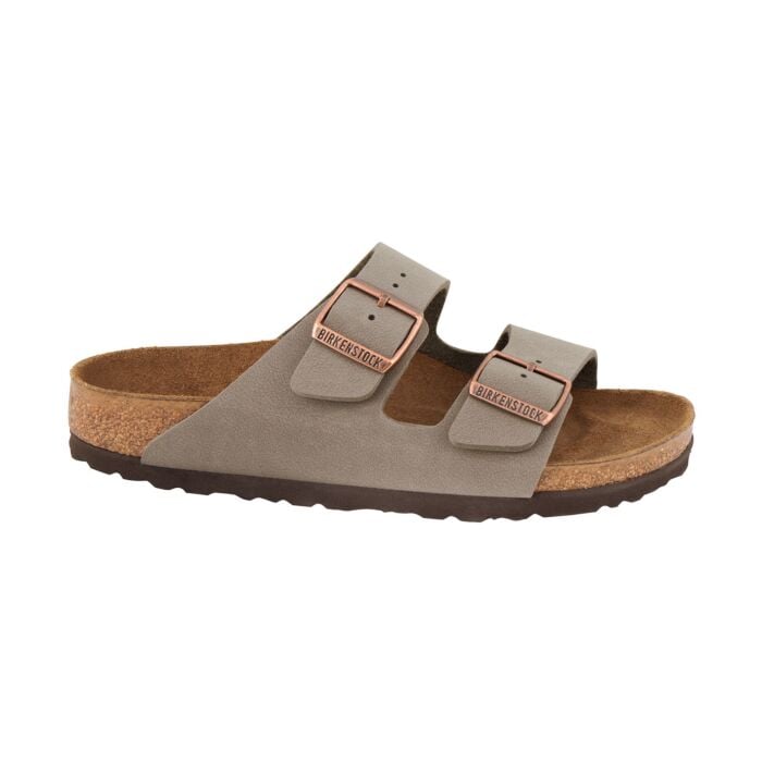 Birkenstock Pantolette Arizona Damen & Herren grau, 36 von Birkenstock