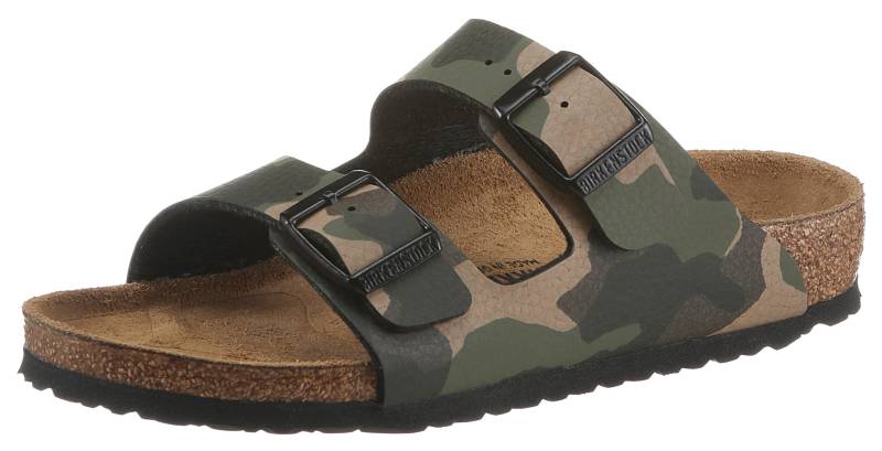 Birkenstock Pantolette »Arizona Kids desert soil camo«, mit zwei verstellbaren Schnallen von Birkenstock