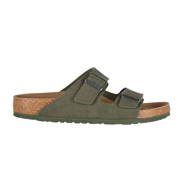 Birkenstock Pantolette Arizona für Herren, olive, 41 von Birkenstock