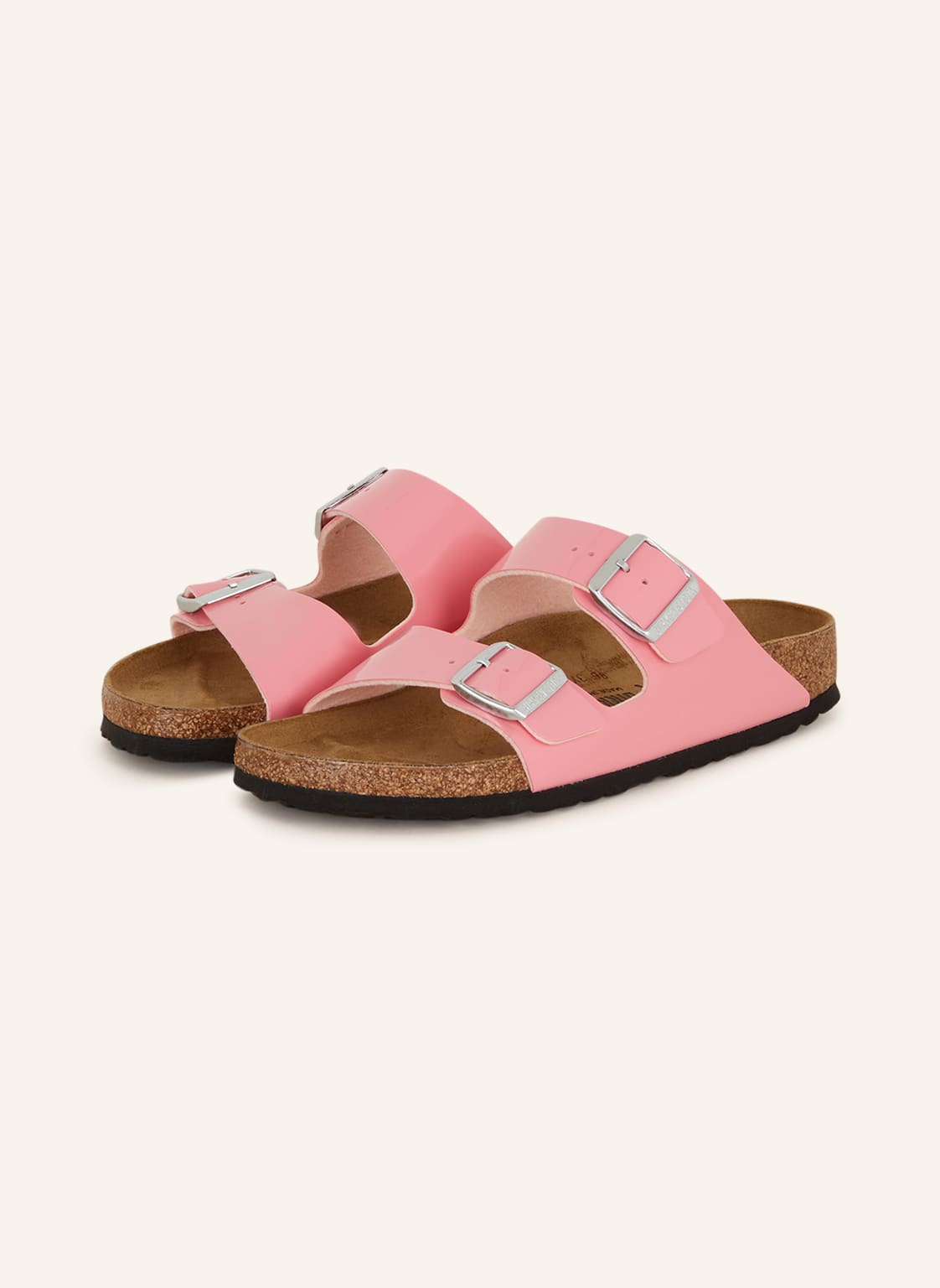 Birkenstock Pantoletten Arizona Bf pink von Birkenstock