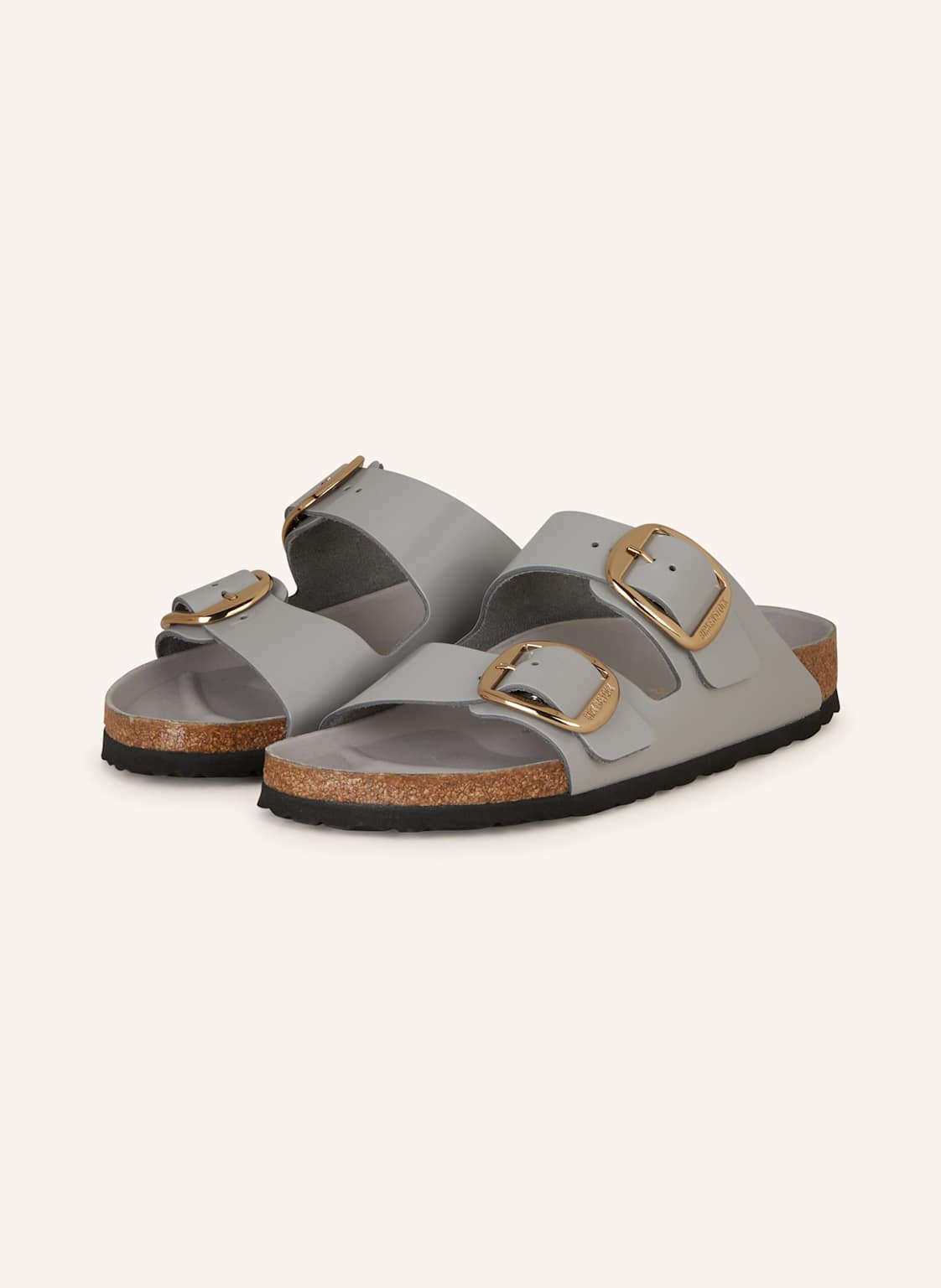 Birkenstock Pantoletten Arizona Big Buckle grau Birkenstock Pantoletten Arizona Big Buckle grau von Birkenstock
