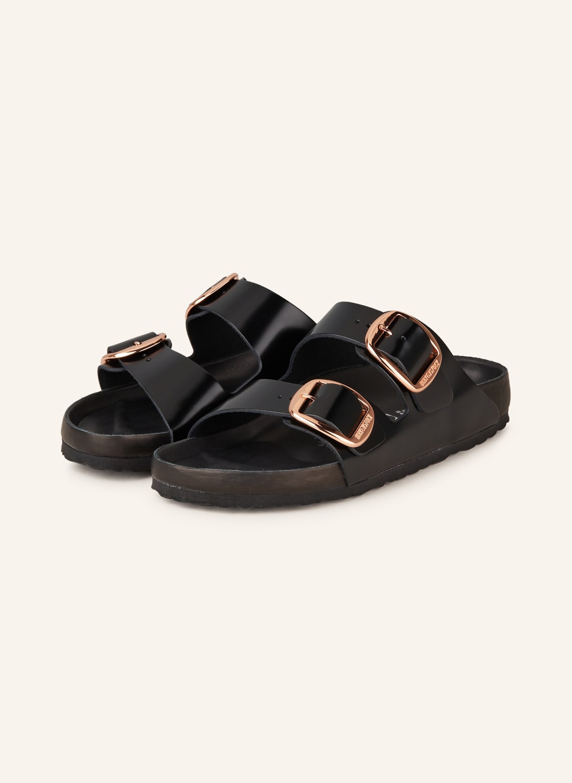 Birkenstock Pantoletten Arizona Big Buckle schwarz von Birkenstock