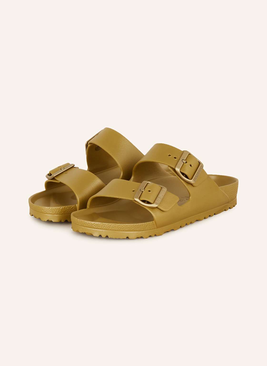 Birkenstock Pantoletten Arizona Eva gold von Birkenstock