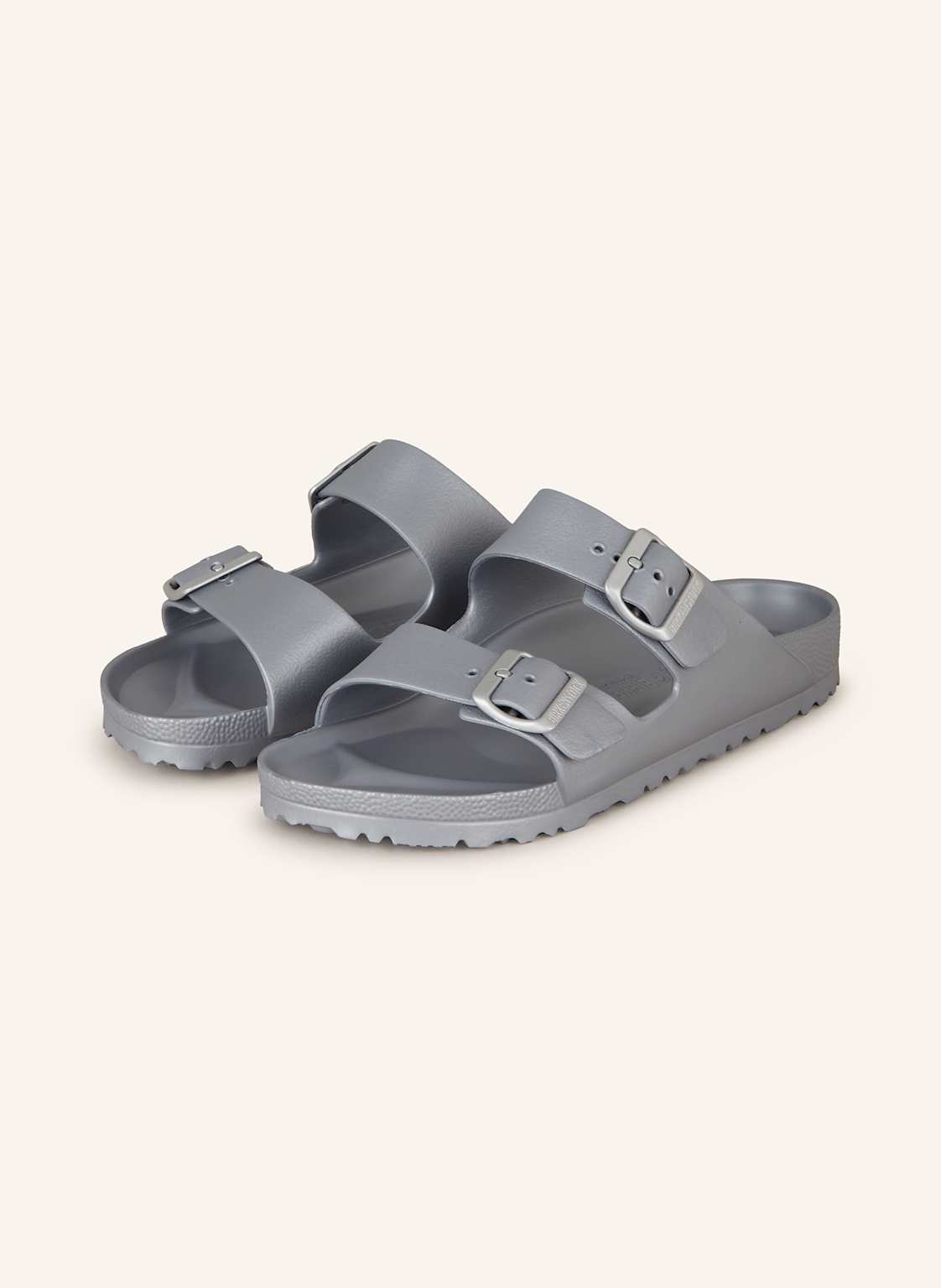 Birkenstock Pantoletten Arizona Eva silber von Birkenstock