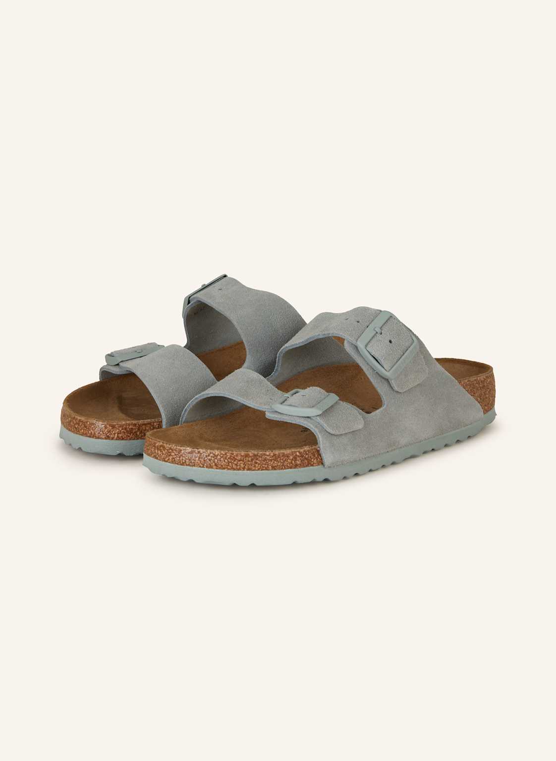 Birkenstock Pantoletten Arizona Leve grau von Birkenstock