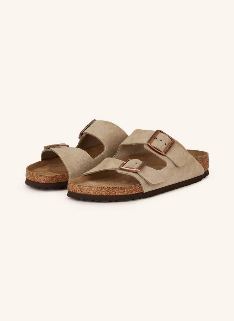 Birkenstock Pantoletten Arizona beige von Birkenstock