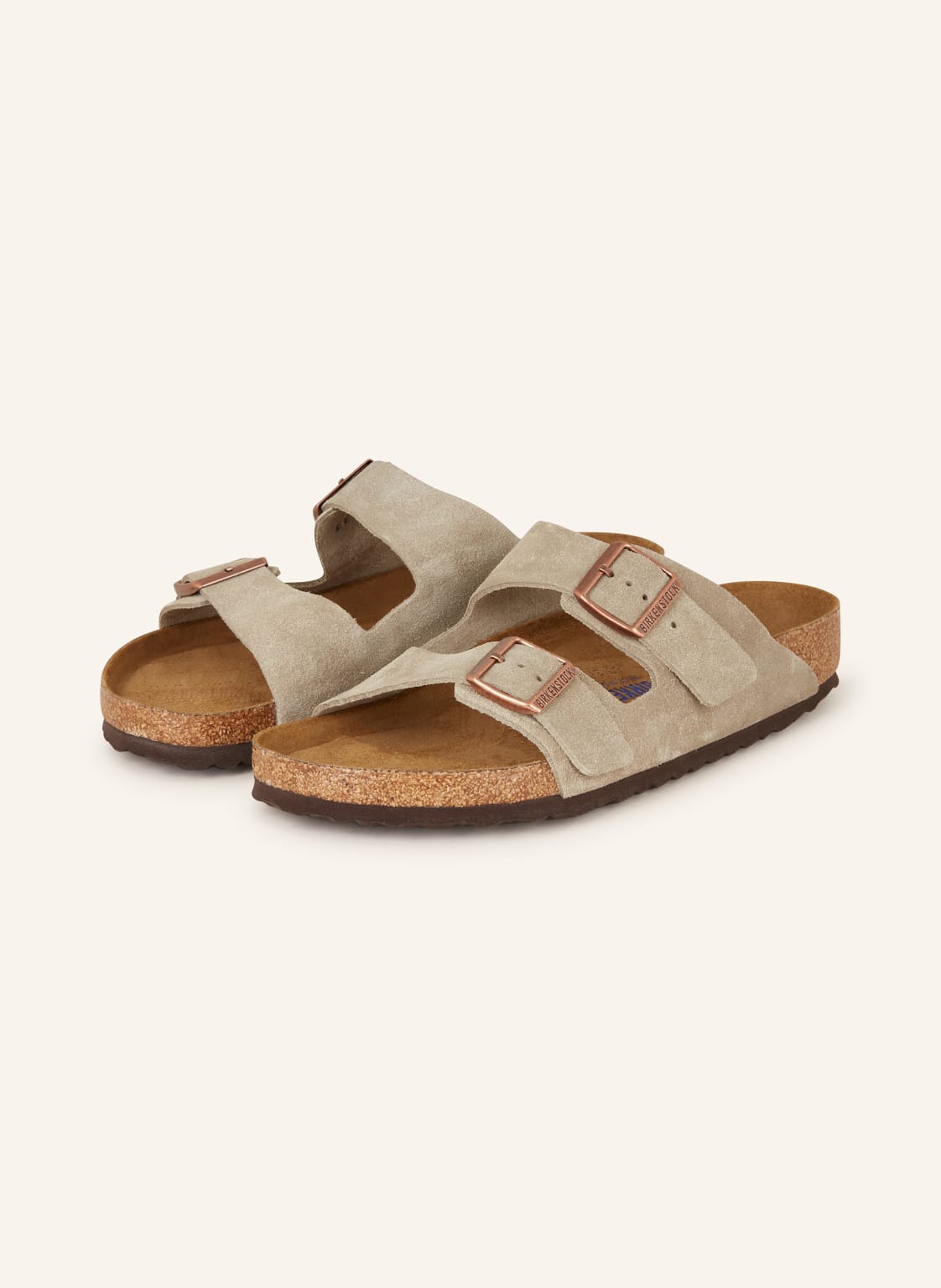Birkenstock Pantoletten Arizona beige Birkenstock Pantoletten Arizona beige von Birkenstock