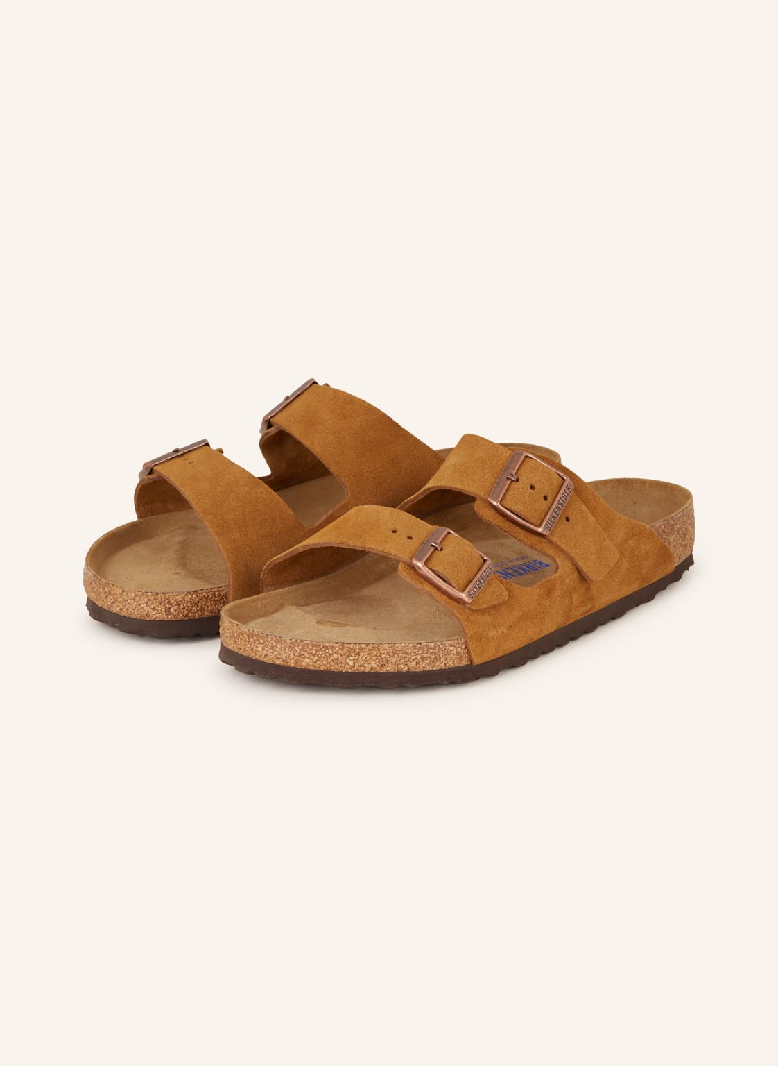 Birkenstock Pantoletten Arizona braun von Birkenstock