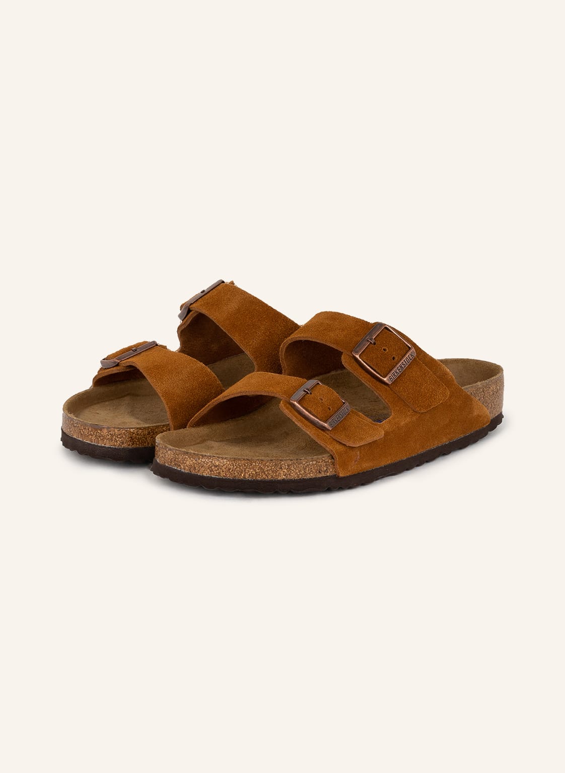 Birkenstock Pantoletten Arizona braun von Birkenstock