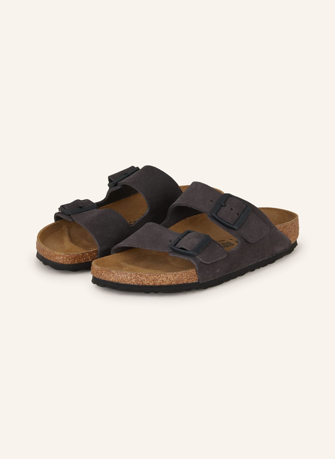 Birkenstock Pantoletten Arizona grau von Birkenstock