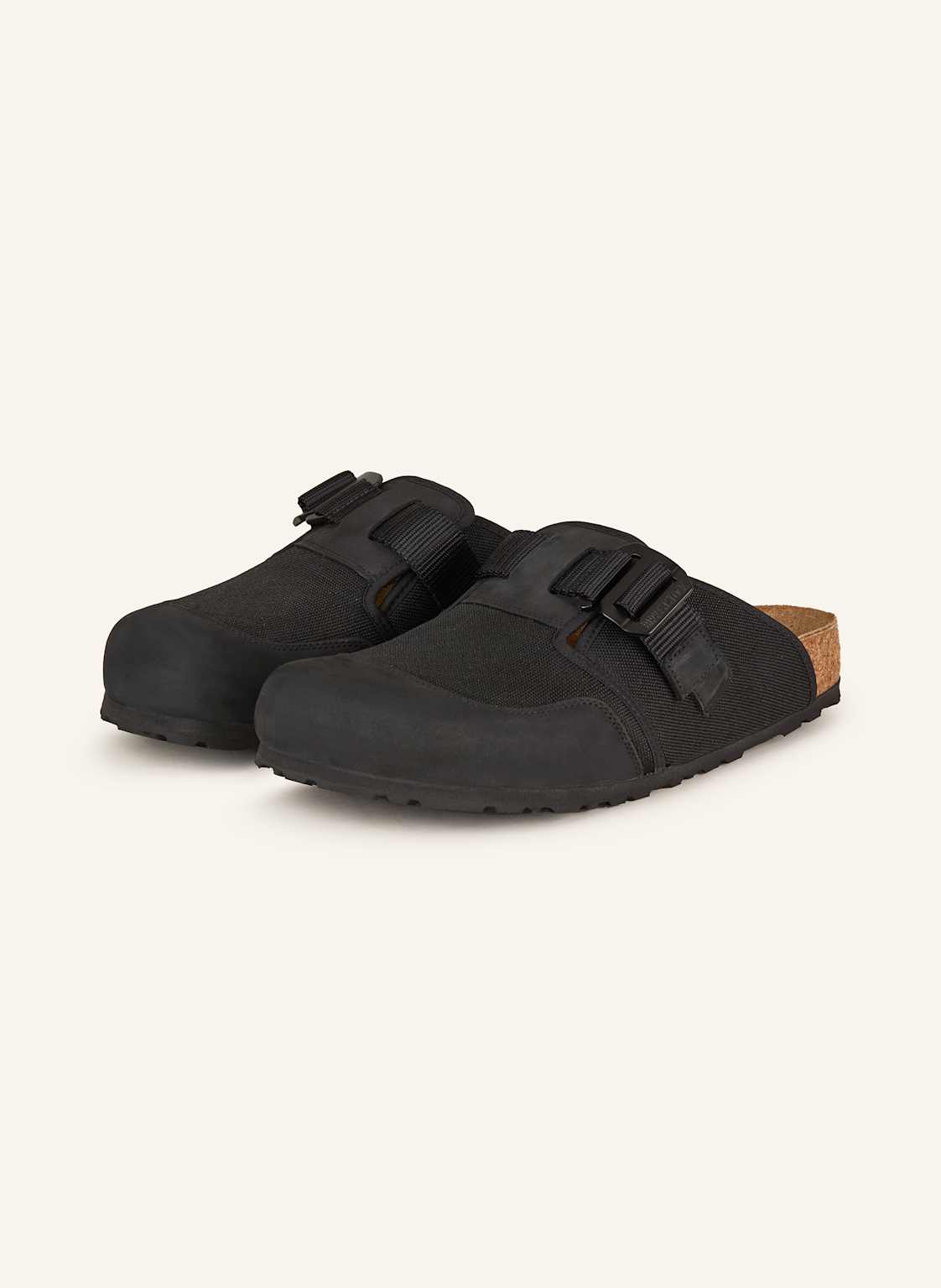 Birkenstock Pantoletten Boston Nova schwarz Birkenstock Pantoletten Boston Nova schwarz von Birkenstock